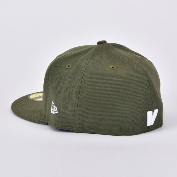 VITALE 59FIFTY NEW ERA FITTED HAT IN OLIVE