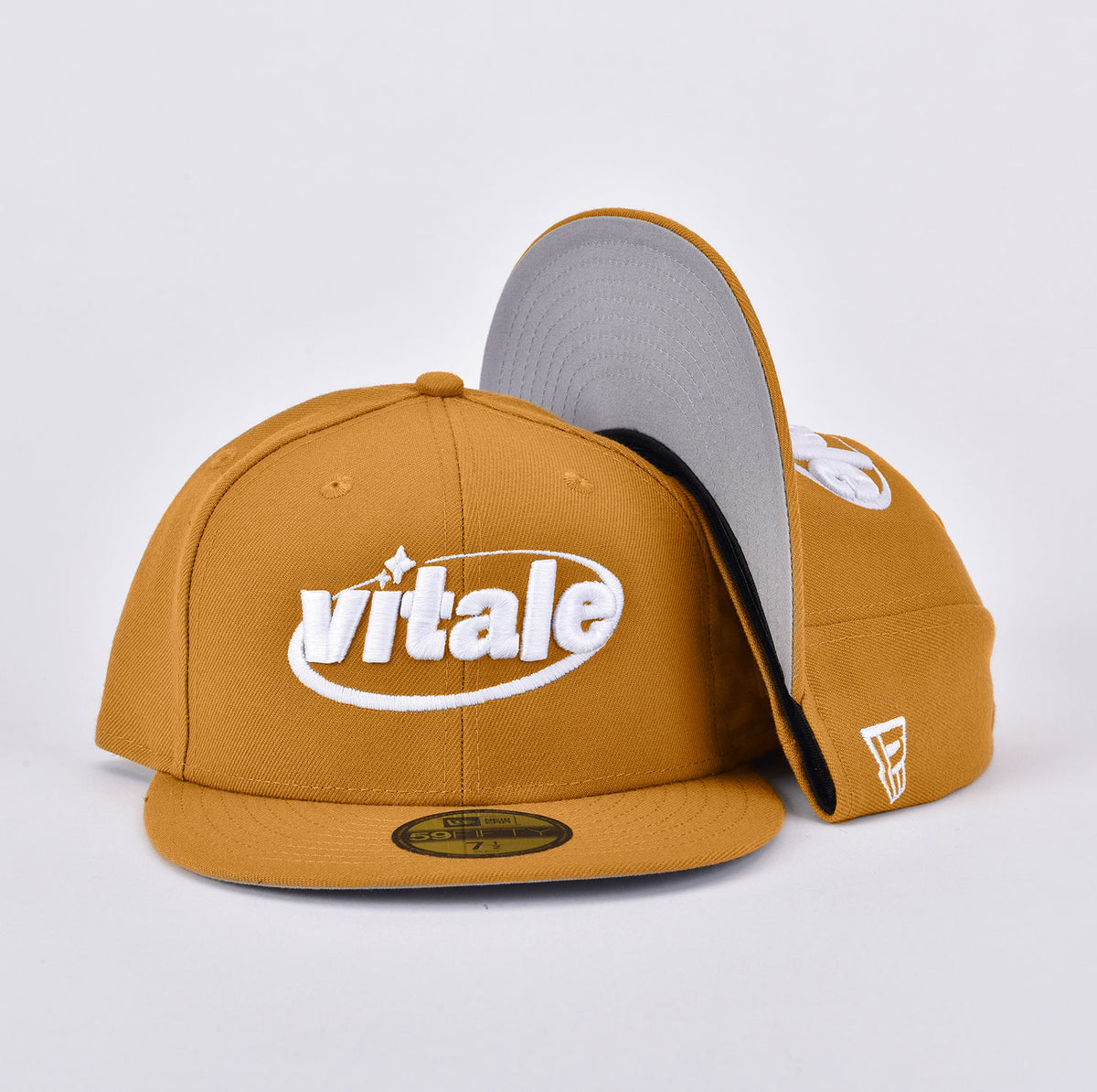 Vitale 59FIFTY New Era Fitted Hat in Sky Blue 7 3/8