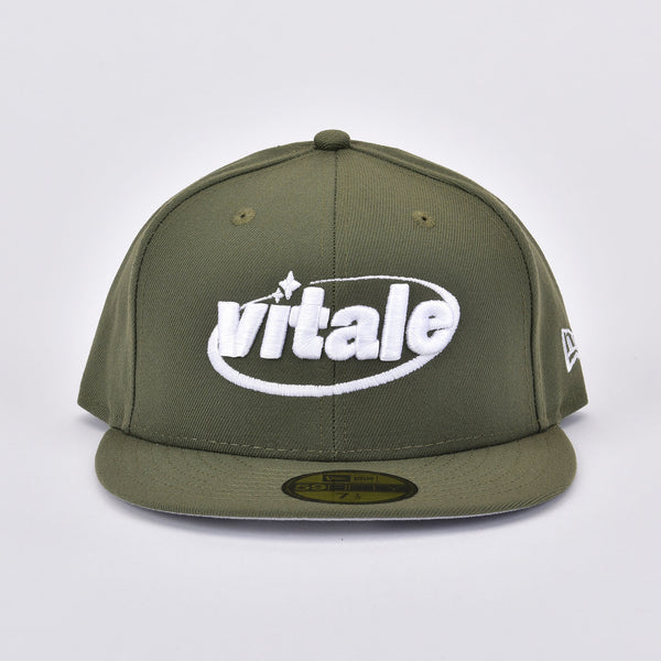 VITALE 59FIFTY NEW ERA FITTED HAT IN OLIVE
