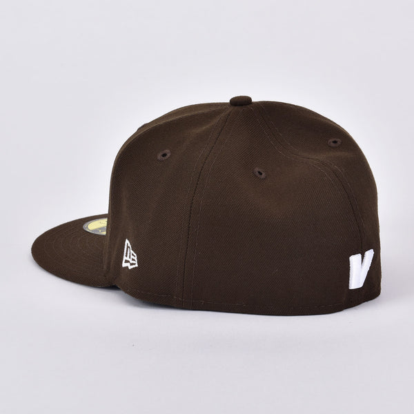 VITALE 59FIFTY NEW ERA FITTED HAT IN BROWN