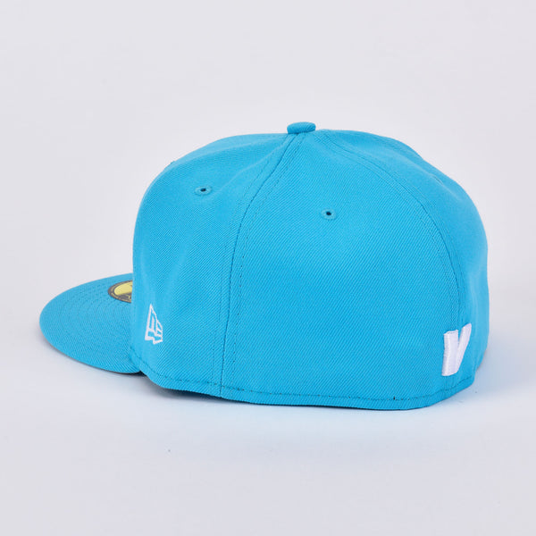 VITALE 59FIFTY NEW ERA FITTED HAT IN VICE BLUE