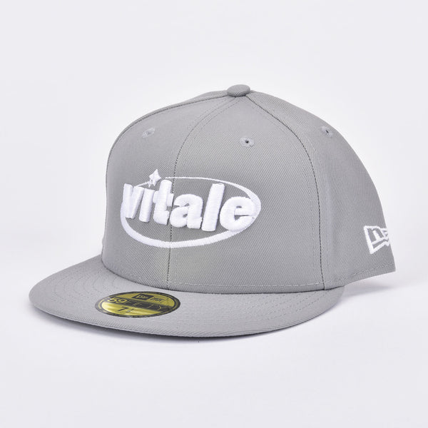 VITALE 59FIFTY NEW ERA FITTED HAT IN GREY