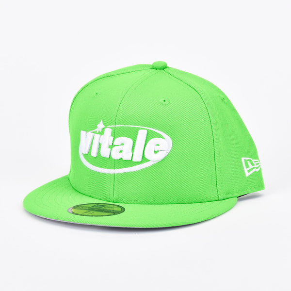 VITALE 59FIFTY NEW ERA FITTED HAT IN HIGHLIGHTER GREEN