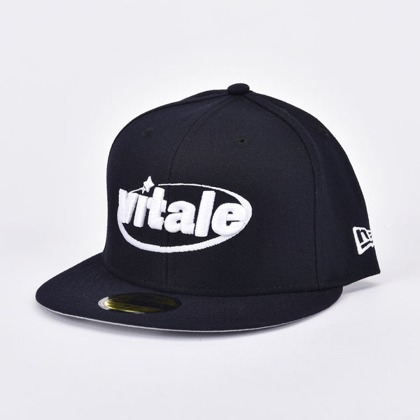 VITALE 59FIFTY NEW ERA FITTED HAT IN NAVY