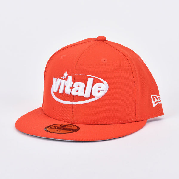 VITALE 59FIFTY NEW ERA FITTED HAT IN ORANGE