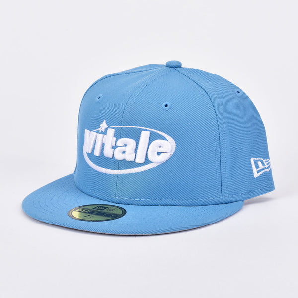 VITALE 59FIFTY NEW ERA FITTED HAT IN SKY BLUE