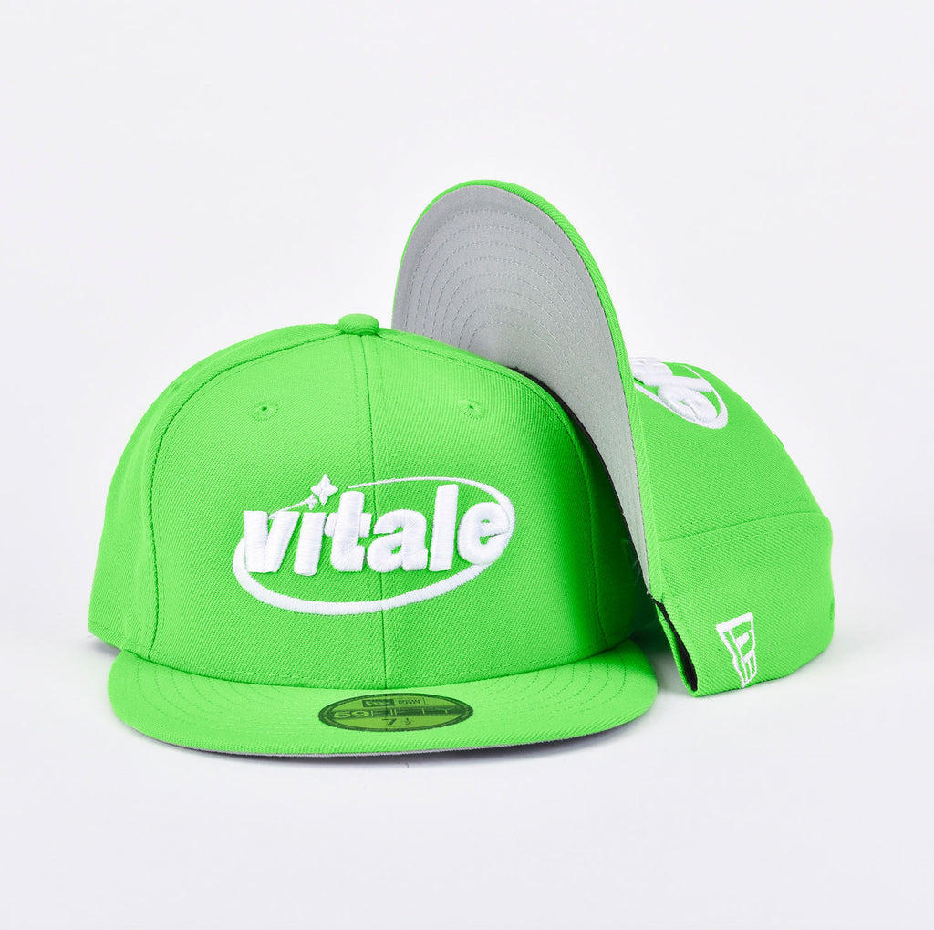 Volt green fitted hats Outlet