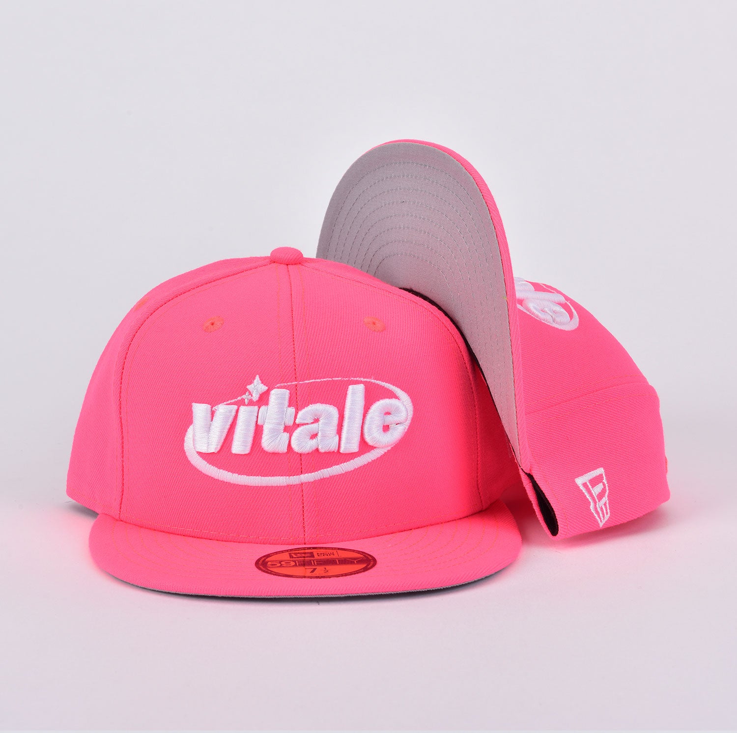 Vitale 59FIFTY New Era Fitted Hat in Sky Blue 7 3/8