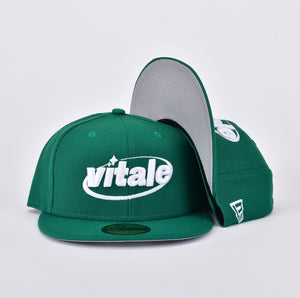 VITALE 59FIFTY NEW ERA FITTED HAT IN KELLY GREEN