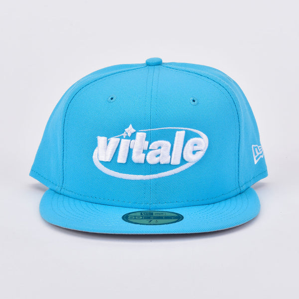 VITALE 59FIFTY NEW ERA FITTED HAT IN VICE BLUE