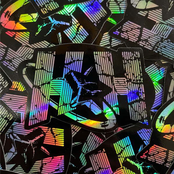 Holographic Hero Stickers